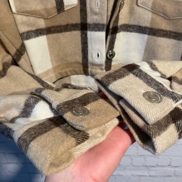 Plaid Cropped Shacket Streetwear Society - Picture 5 of 7